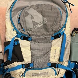 Eddie Bauer Men's Backpack - Cream and Blue